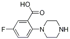 2-(1-哌嗪基)-5-氟苯甲酸