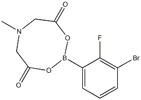 3-溴-2-氟苯硼酸甲基亚氨基二乙酸酯