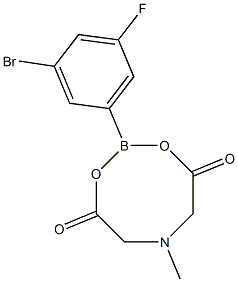 3-溴-5-氟苯硼酸甲基亚氨基二乙酸酯