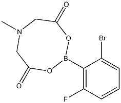 2-溴-6-氟苯硼酸甲基亚氨基二乙酸酯