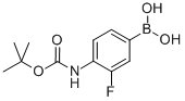 4-N-叔丁氧羰基氨基-3-氟苯硼酸