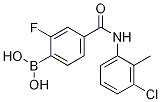 4-(3-氯-2-甲基苯基氨基甲酰)-2-氟苯硼酸,97%