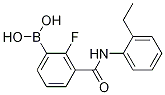 3-(2-乙基苯氨基甲酰)-2-氟苯硼酸,97%