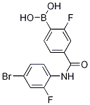 4-(4-溴-2-氟苯基氨基甲酰)-2-氟苯硼酸,97%